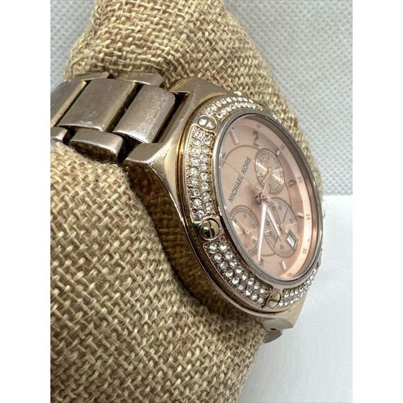 Michael Kors MK5450 Women's Rose Gold Stainless Steel Analog Dial Watch JNA849 - Picture 3 of 11